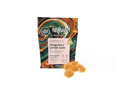 Buy MFNY Tangerine x Lemon Cane | Live Rosin Gummies 100mg Online ...