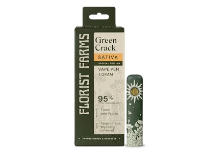 Buy Florist Farms Green Crack | Rechargeable Vape Online