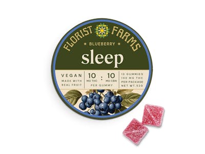 Blueberry Bedtime Gummies 100mg